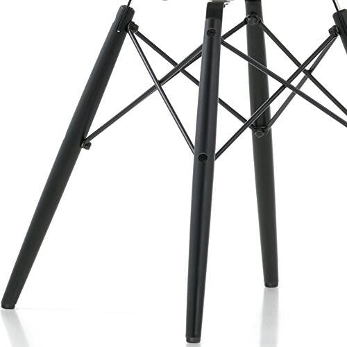Chaise de salle à manger Eiffel avec coque moulée (lot de 2)