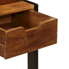 vidaXL Sideboard with 3 Drawers 43.3x13.8x29.5 Solid Sheesham Wood
