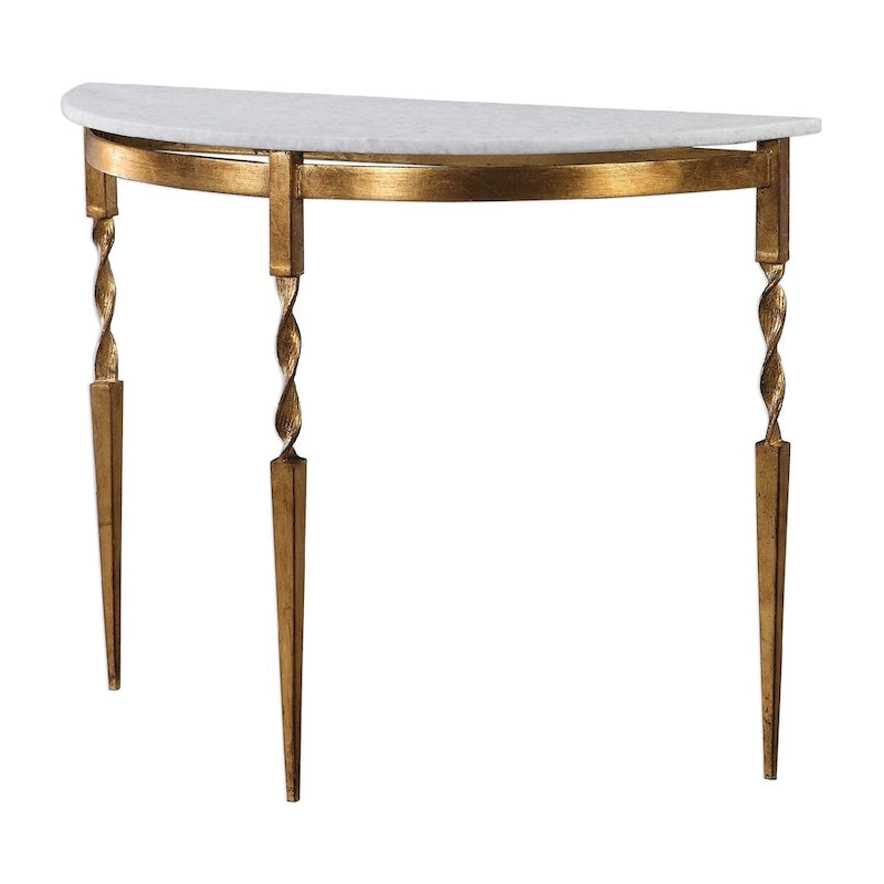 40 white and gold elegant marble console table