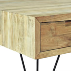 vidaXL Meuble TV 120x35x35 cm Bois de teck massif
