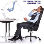 FDW Office Chair Gaming Chair Desk Chair Executive Chair with Lumbar Support Adjustable Stool Swivel Rolling Computer Chair