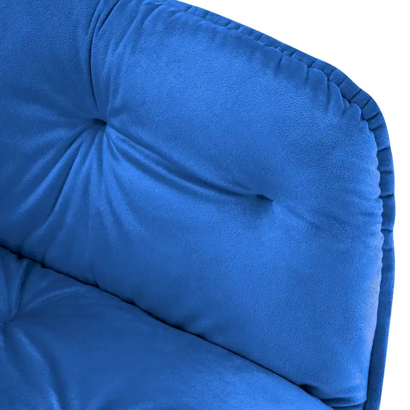 Ivinta Lot de 2 chaises de salle à manger capitonnées, chaise d'appoint avec pieds plaqués or massif