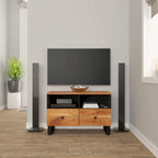 vidaXL Meuble TV 70x33x46 cm Bois de manguier massif