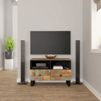 vidaXL Meuble TV 70x33x46 cm Bois de manguier massif
