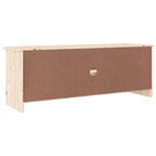 vidaXL TV Stand ALTA 44.1x13.8x16.1 Solid Wood Pine - 44.1 x 13.8 x 16.1