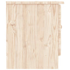 vidaXL TV Stand ALTA 44.1x13.8x16.1 Solid Wood Pine - 44.1 x 13.8 x 16.1