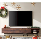 WAMPAT Modern TV Stand and Coffee Table Set of 2