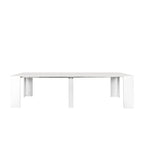 Table à manger multifonctionnelle extensible en bois