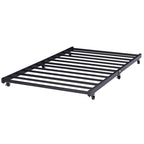 VECELO Classic Open Frame Metal Daybed with Trundle,Twin Size