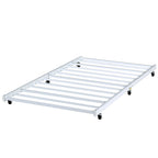 VECELO Classic Open Frame Metal Daybed with Trundle,Twin Size