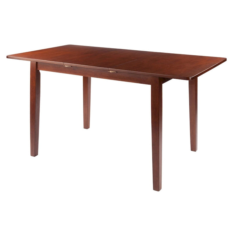 57 Brown Self-Storing Butterfly Leaf Dining Table Extension Top