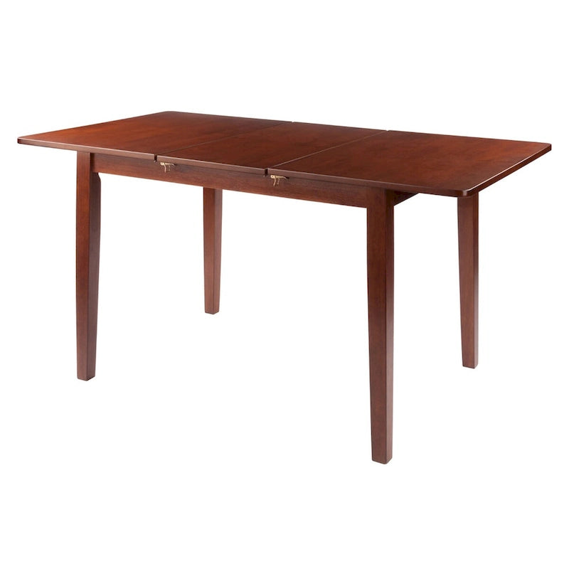 57 Brown Self-Storing Butterfly Leaf Dining Table Extension Top