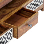 Meuble TV vidaXL 120x30x40 cm Bois de Sesham Massif