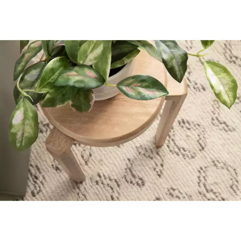 Kate and Laurel Stuart Wood Side Table, 14x14x20, Natural