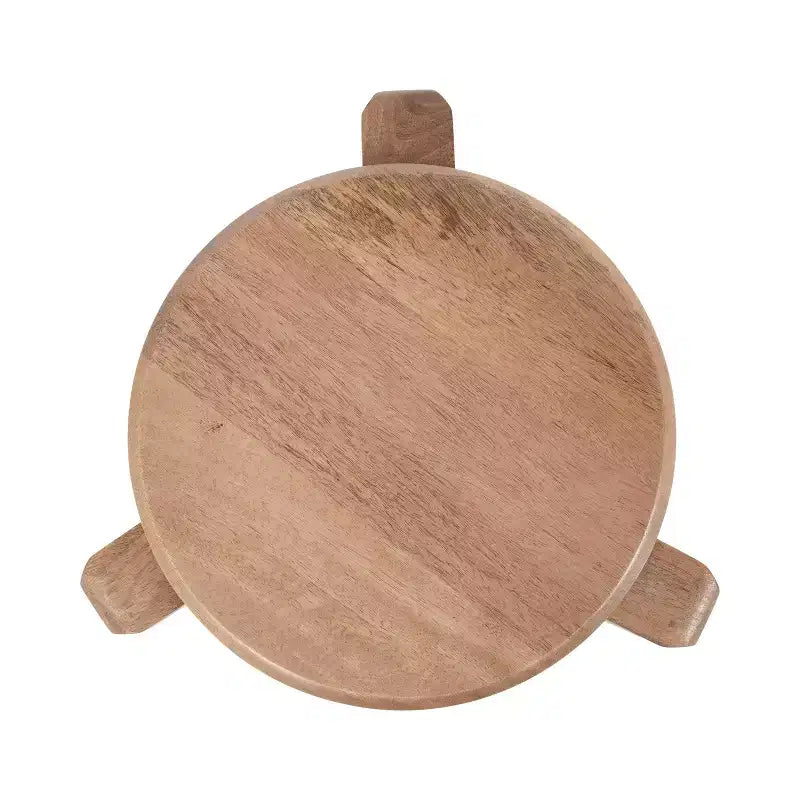 Kate and Laurel Stuart Wood Side Table, 14x14x20, Natural