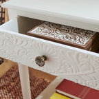 SAFAVIEH Heide Table d'appoint à 1 tiroir - 19 l x 15,8 P x 26 H - 19Lx16Px26H