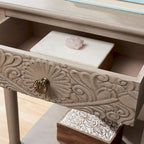 SAFAVIEH Heide Table d'appoint à 1 tiroir - 19 l x 15,8 P x 26 H - 19Lx16Px26H