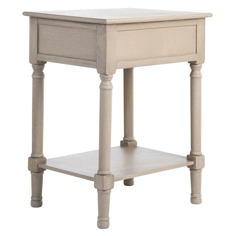 SAFAVIEH Heide Table d'appoint à 1 tiroir - 19 l x 15,8 P x 26 H - 19Lx16Px26H
