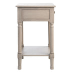 SAFAVIEH Heide Table d'appoint à 1 tiroir - 19 l x 15,8 P x 26 H - 19Lx16Px26H