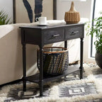 SAFAVIEH Eryka 2-Drawer Console Table - 35.5 W x 13 L x 29.5 H - 36Wx13Dx30H