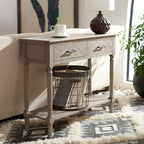 SAFAVIEH Eryka 2-Drawer Console Table - 35.5 W x 13 L x 29.5 H - 36Wx13Dx30H