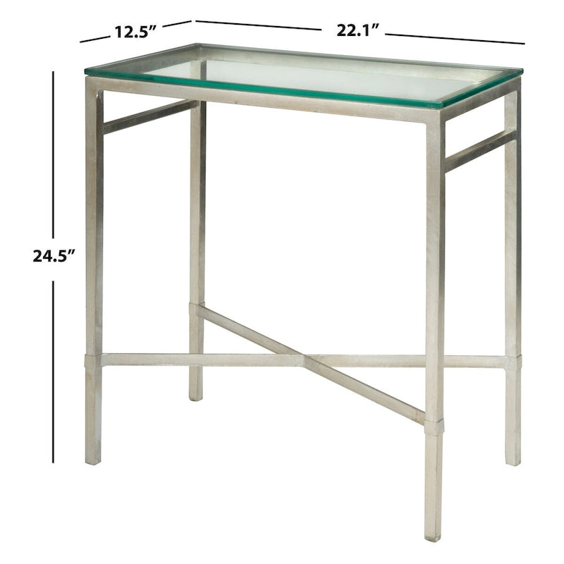 Table d'appoint Vallie SAFAVIEH Couture - 22 L x 13 P x 25 H - 22Lx13Px25H