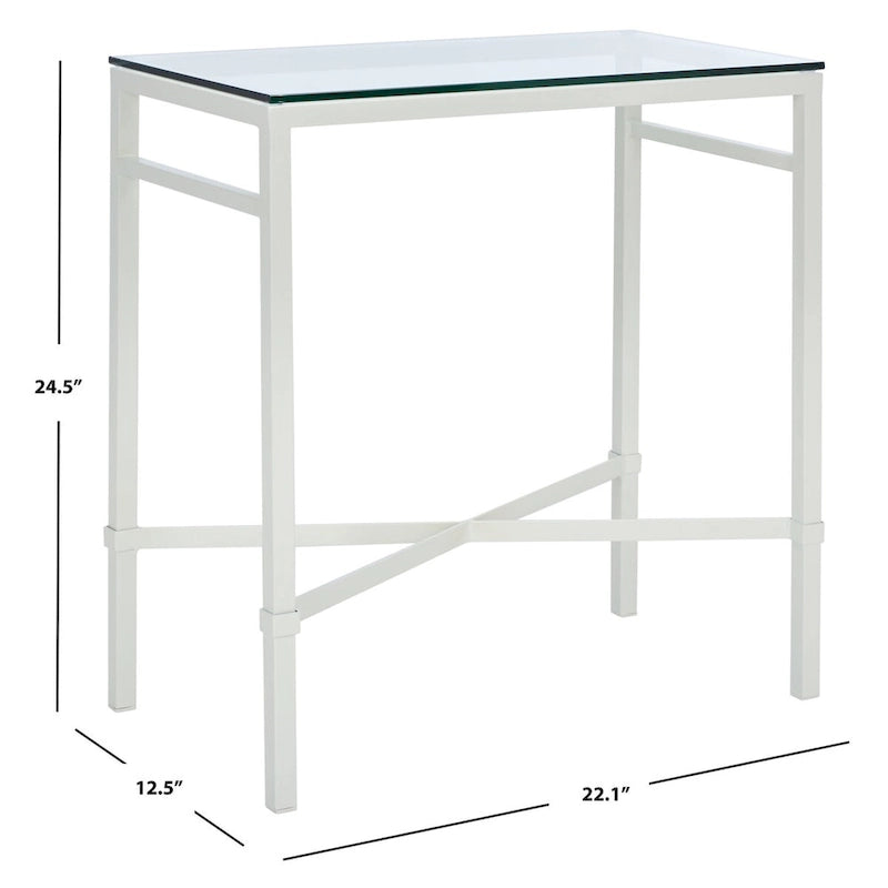 Table d'appoint Vallie SAFAVIEH Couture - 22 L x 13 P x 25 H - 22Lx13Px25H