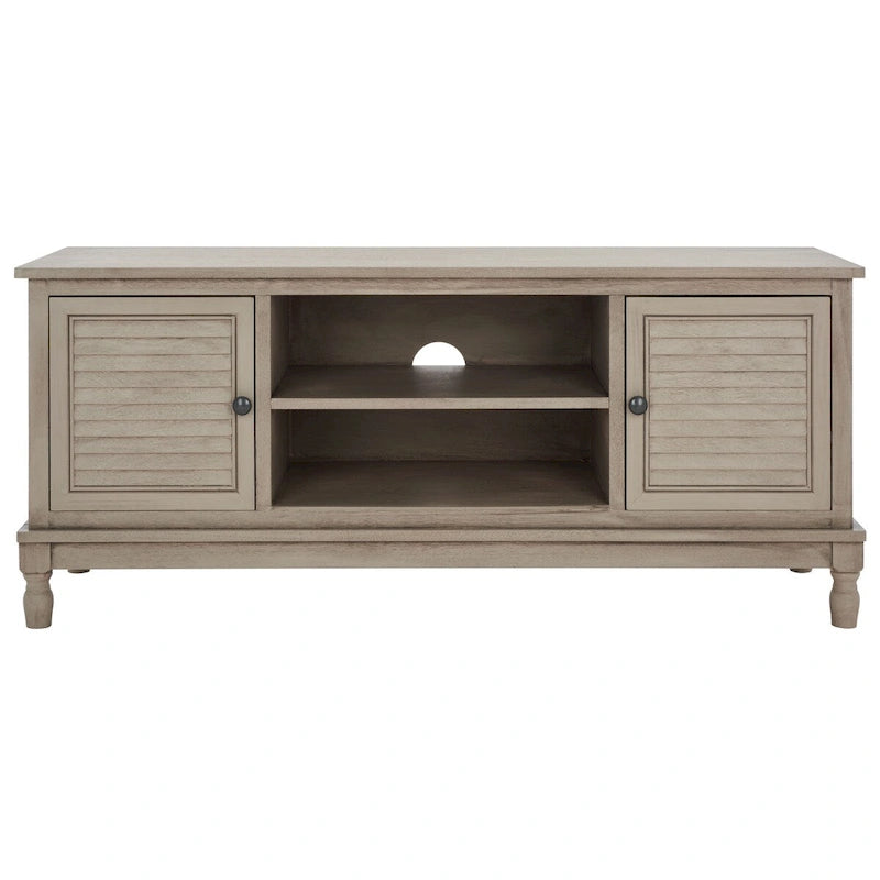 Meuble TV SAFAVIEH Caitlyn 2 portes 1 étagère – 47 L x 16 P x 20 H – 47Lx16Px20H