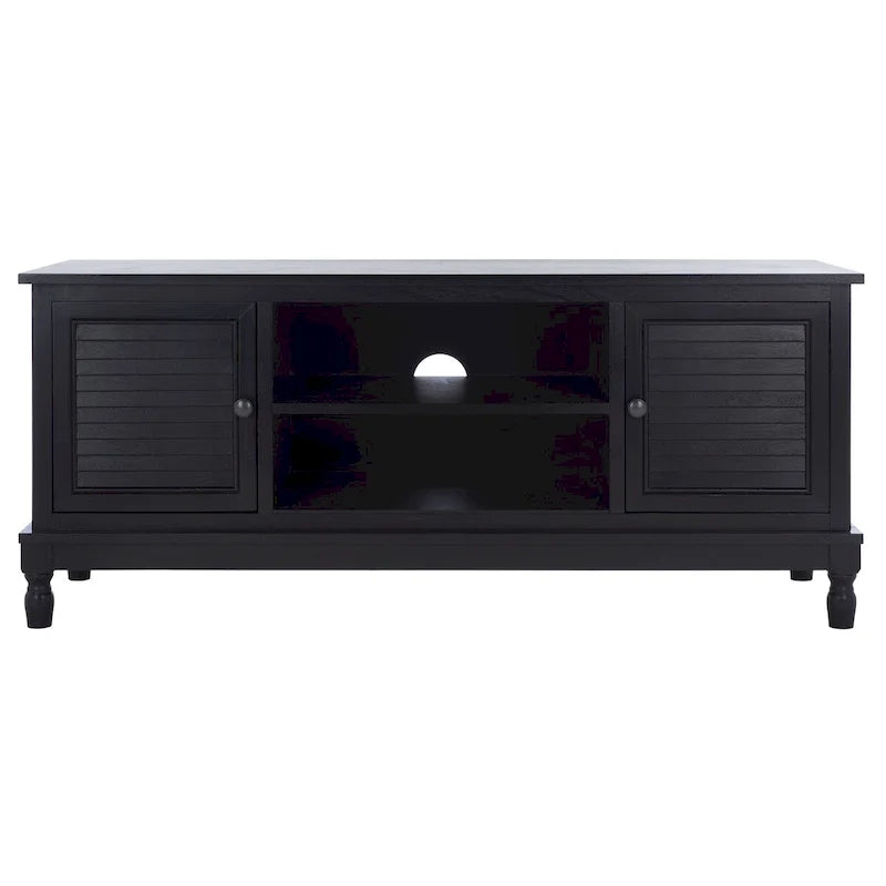 Meuble TV SAFAVIEH Caitlyn 2 portes 1 étagère – 47 L x 16 P x 20 H – 47Lx16Px20H