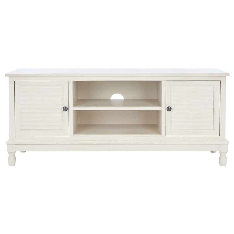Meuble TV SAFAVIEH Caitlyn 2 portes 1 étagère – 47 L x 16 P x 20 H – 47Lx16Px20H