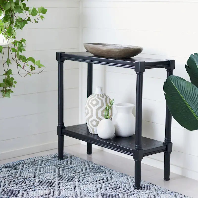 SAFAVIEH Novella Bottom Shelf Console Table - 31.5 W x 11.8 L x 29.5 H - 32Wx12Dx30H