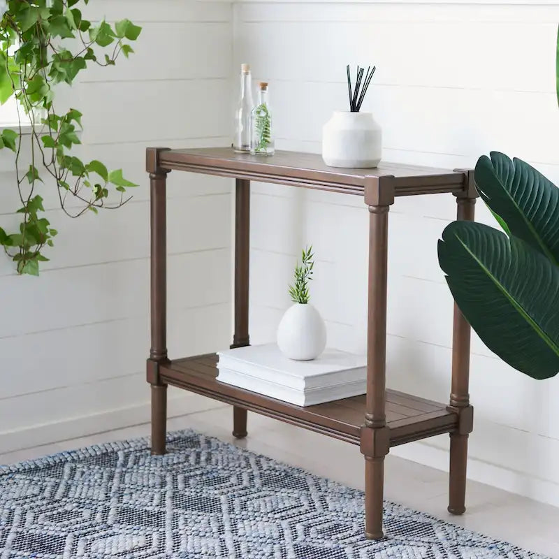 SAFAVIEH Novella Bottom Shelf Console Table - 31.5 W x 11.8 L x 29.5 H - 32Wx12Dx30H