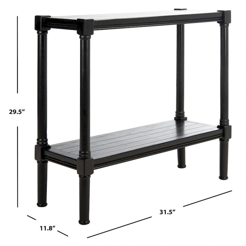 SAFAVIEH Novella Bottom Shelf Console Table - 31.5 W x 11.8 L x 29.5 H - 32Wx12Dx30H