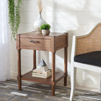 SAFAVIEH Elianne 1-Drawer Accent Table - 19 W x 15.8 L x 26 H - 19Wx16Dx26H