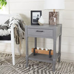 SAFAVIEH Elianne 1-Drawer Accent Table - 19 W x 15.8 L x 26 H - 19Wx16Dx26H