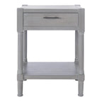 SAFAVIEH Elianne 1-Drawer Accent Table - 19 W x 15.8 L x 26 H - 19Wx16Dx26H