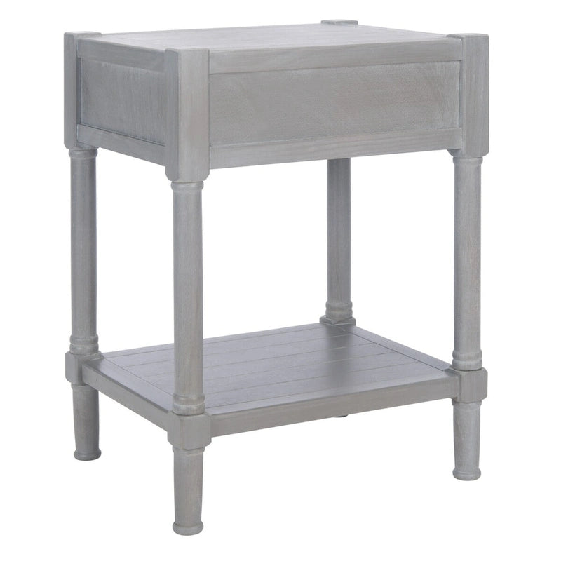 SAFAVIEH Elianne 1-Drawer Accent Table - 19 W x 15.8 L x 26 H - 19Wx16Dx26H