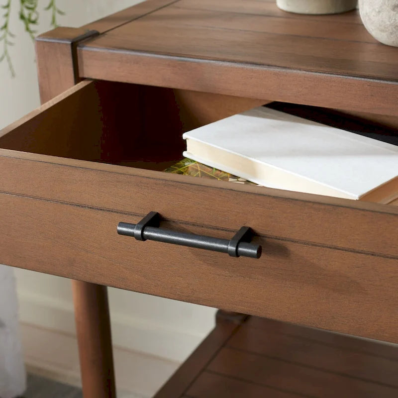 SAFAVIEH Elianne 1-Drawer Accent Table - 19 W x 15.8 L x 26 H - 19Wx16Dx26H