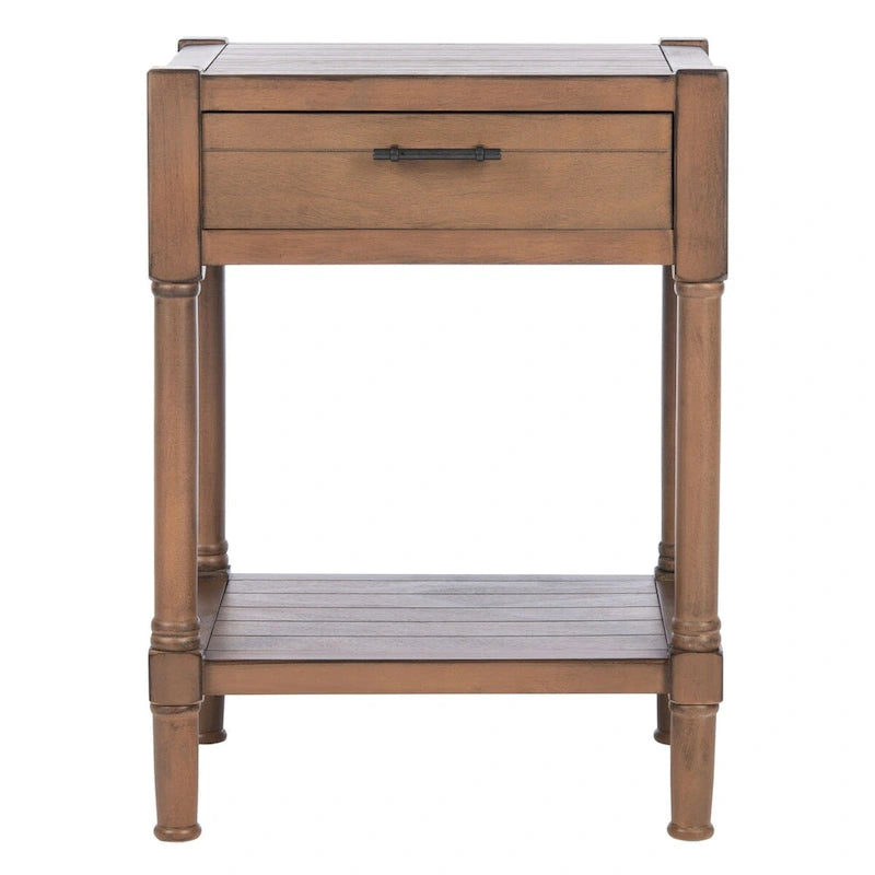 SAFAVIEH Elianne 1-Drawer Accent Table - 19 W x 15.8 L x 26 H - 19Wx16Dx26H