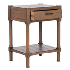 SAFAVIEH Elianne 1-Drawer Accent Table - 19 W x 15.8 L x 26 H - 19Wx16Dx26H