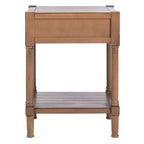 SAFAVIEH Elianne 1-Drawer Accent Table - 19 W x 15.8 L x 26 H - 19Wx16Dx26H