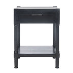 SAFAVIEH Elianne 1-Drawer Accent Table - 19 W x 15.8 L x 26 H - 19Wx16Dx26H