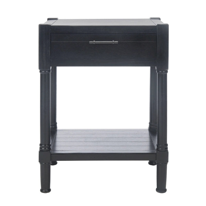 SAFAVIEH Elianne 1-Drawer Accent Table - 19 W x 15.8 L x 26 H - 19Wx16Dx26H