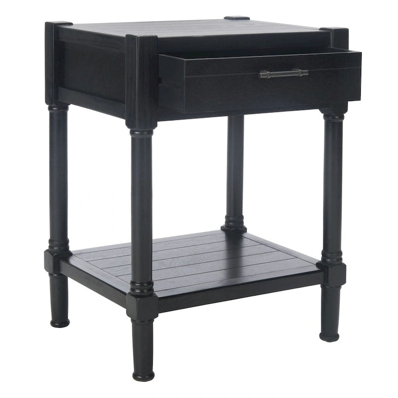 SAFAVIEH Elianne 1-Drawer Accent Table - 19 W x 15.8 L x 26 H - 19Wx16Dx26H
