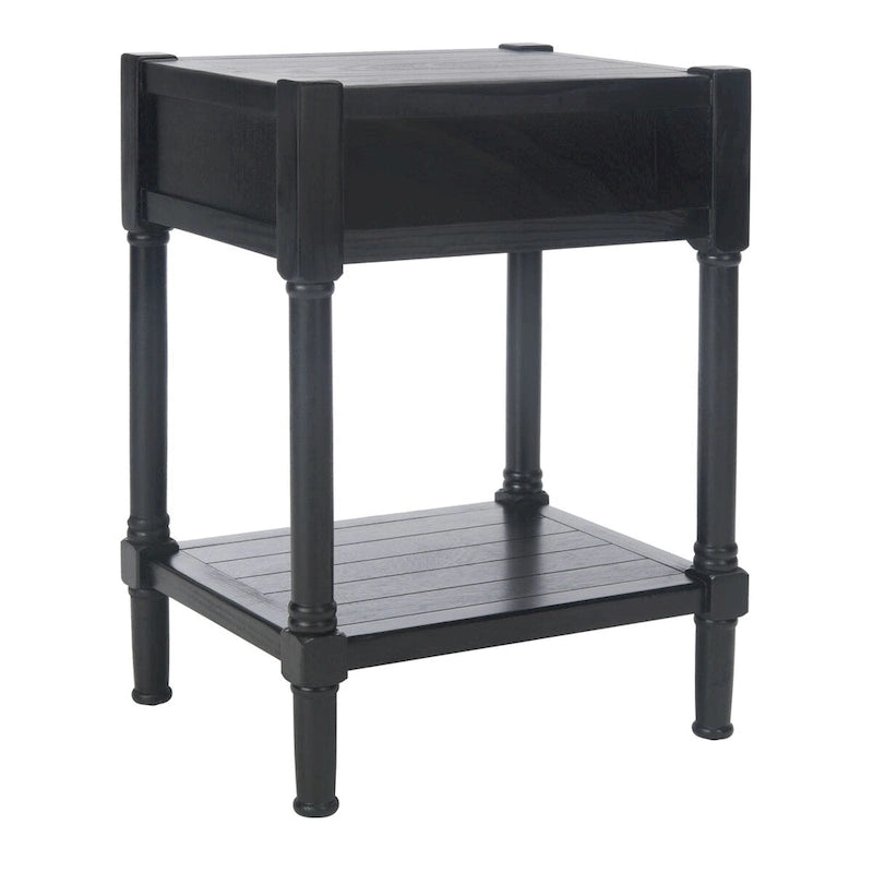 SAFAVIEH Elianne 1-Drawer Accent Table - 19 W x 15.8 L x 26 H - 19Wx16Dx26H