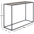SAFAVIEH Prudie Living Room Foyer Entryway Console Table - 43.3 W x 15 L x 31.5 H - 43Wx15Dx32H