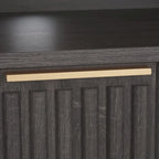 SAFAVIEH Alyse 2-Drawer 2-Shelf Entertainment Media Stand (Fits Up To 65 Flatscreen TV) - 60.4 In. x 15.6 In. x 24.8 In.