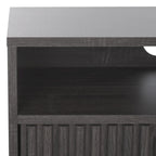 SAFAVIEH Alyse 2-Drawer 2-Shelf Entertainment Media Stand (Fits Up To 65 Flatscreen TV) - 60.4 In. x 15.6 In. x 24.8 In.