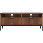 SAFAVIEH Alyse 2-Drawer 2-Shelf Entertainment Media Stand (Fits Up To 65 Flatscreen TV) - 60.4 In. x 15.6 In. x 24.8 In.