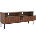 SAFAVIEH Alyse 2-Drawer 2-Shelf Entertainment Media Stand (Fits Up To 65 Flatscreen TV) - 60.4 In. x 15.6 In. x 24.8 In.